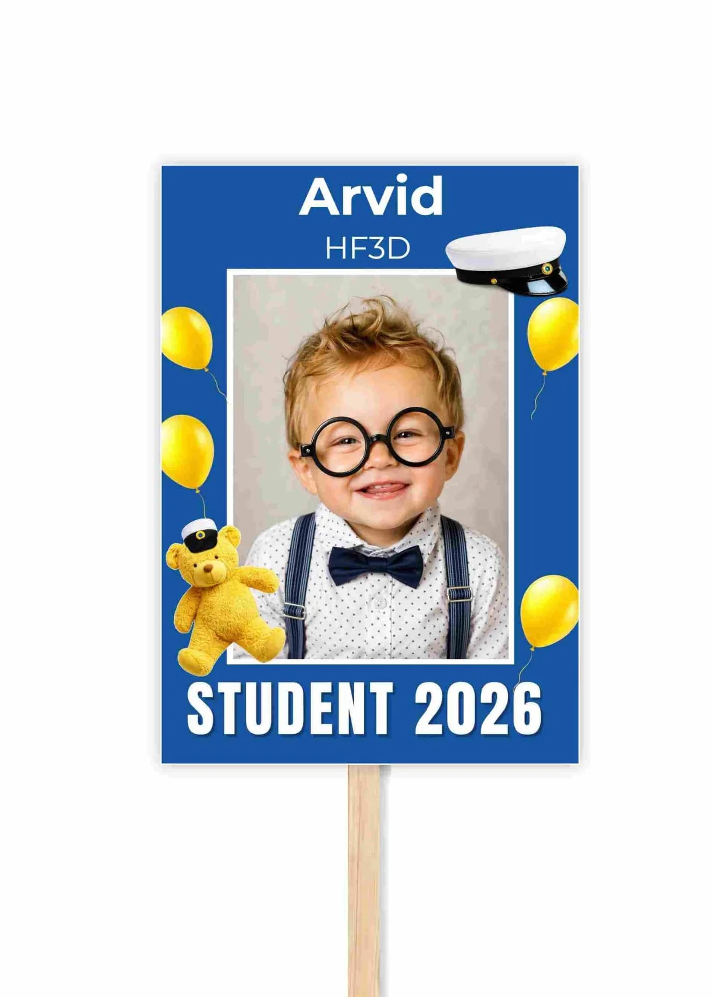 Studentskylt pris – personlig studentskylt med foto